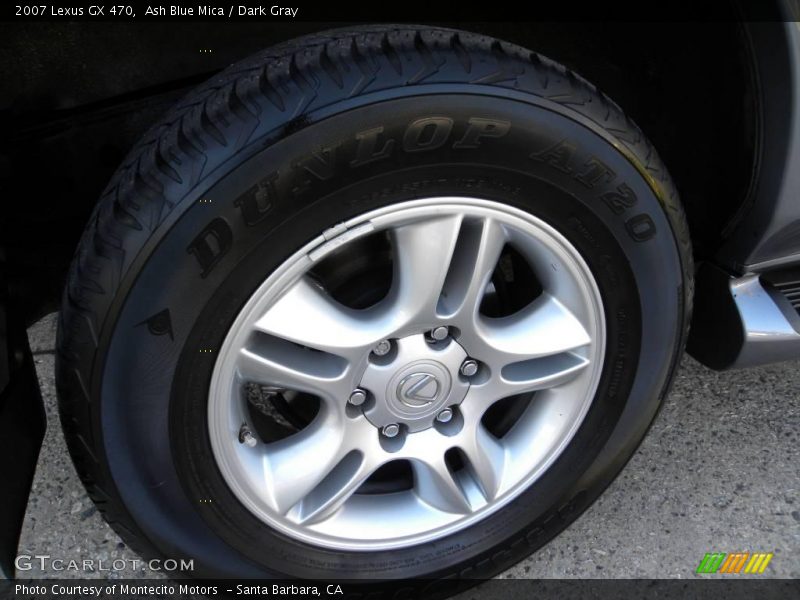 Ash Blue Mica / Dark Gray 2007 Lexus GX 470