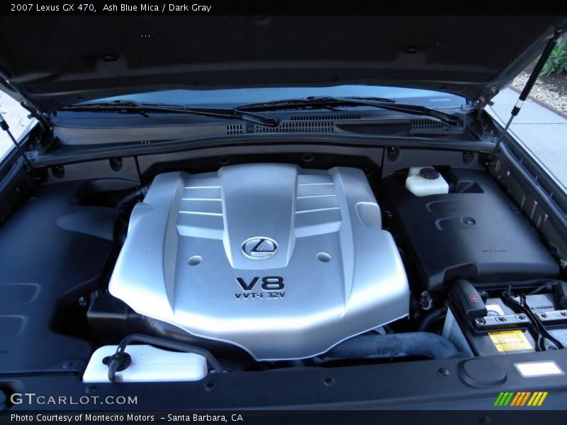 Ash Blue Mica / Dark Gray 2007 Lexus GX 470