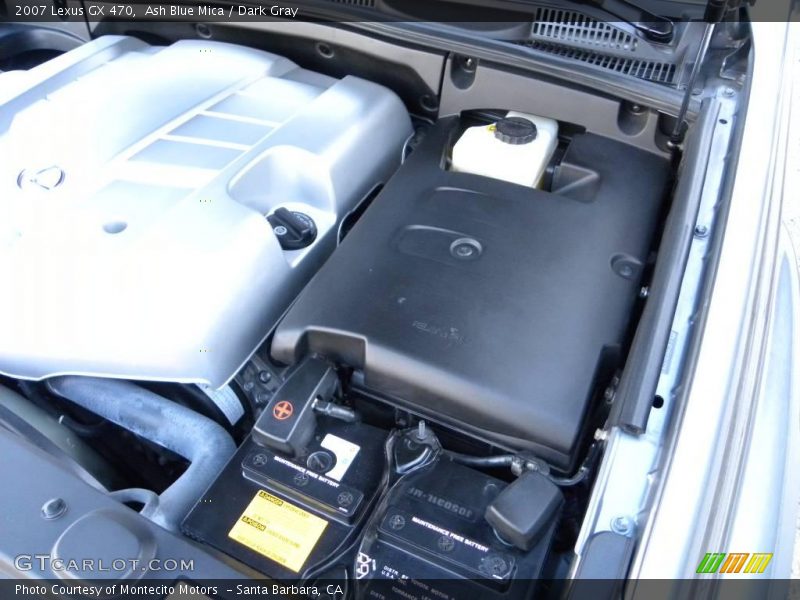 Ash Blue Mica / Dark Gray 2007 Lexus GX 470