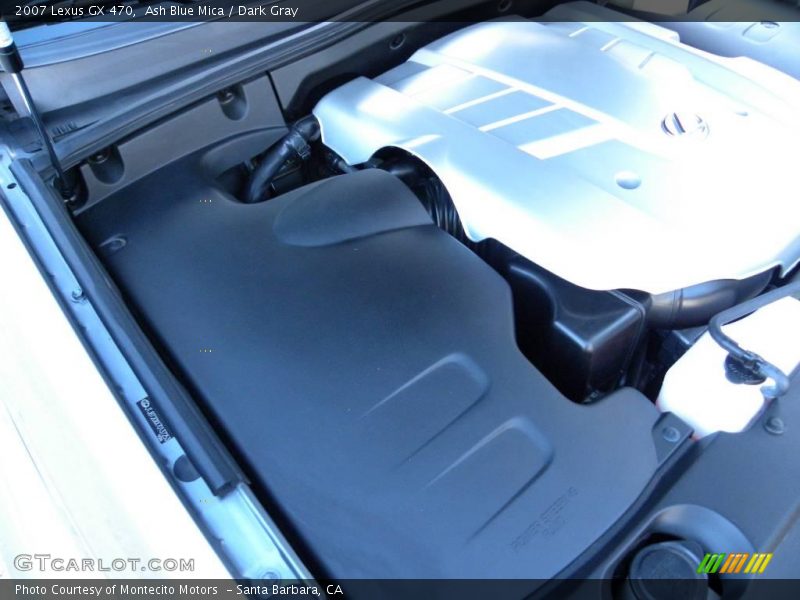 Ash Blue Mica / Dark Gray 2007 Lexus GX 470