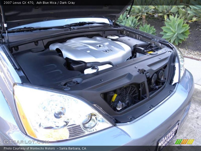 Ash Blue Mica / Dark Gray 2007 Lexus GX 470