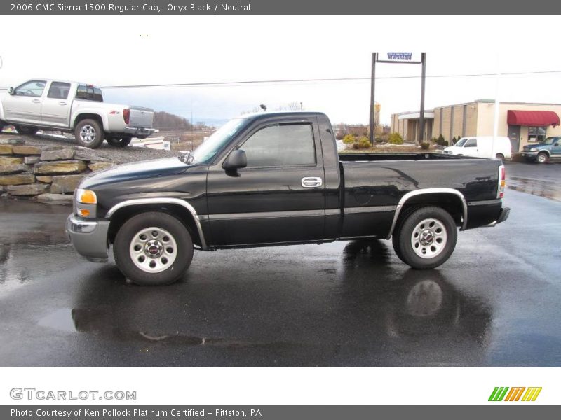 Onyx Black / Neutral 2006 GMC Sierra 1500 Regular Cab