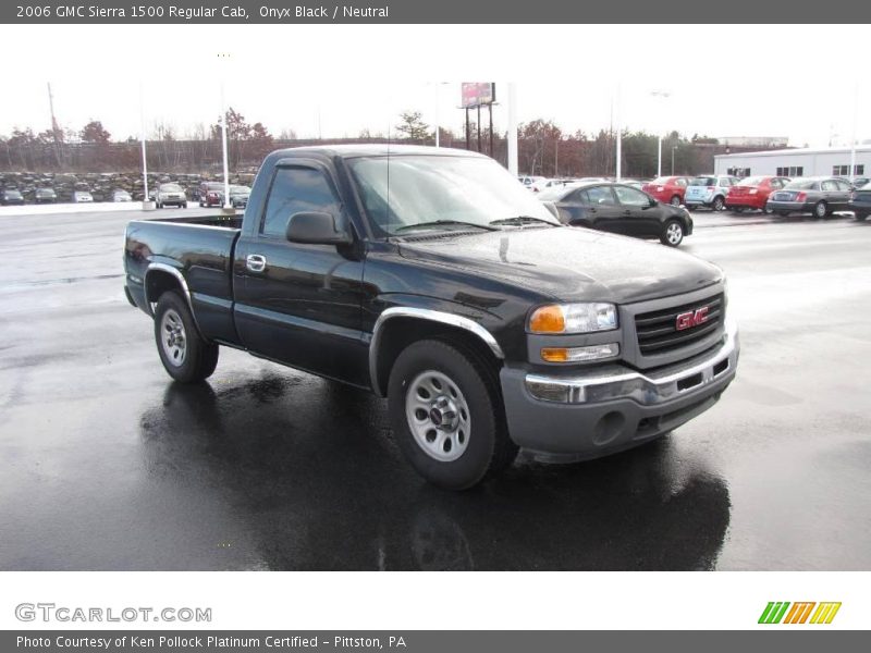 Onyx Black / Neutral 2006 GMC Sierra 1500 Regular Cab