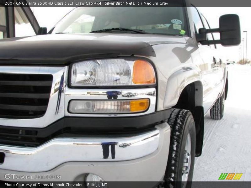 Silver Birch Metallic / Medium Gray 2007 GMC Sierra 2500HD Classic SLT Crew Cab 4x4
