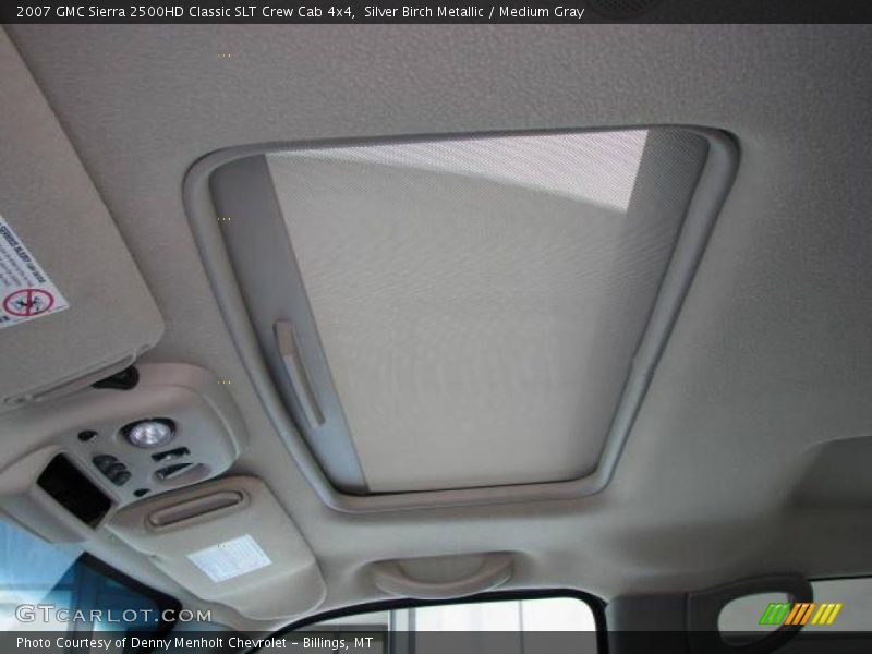 Silver Birch Metallic / Medium Gray 2007 GMC Sierra 2500HD Classic SLT Crew Cab 4x4