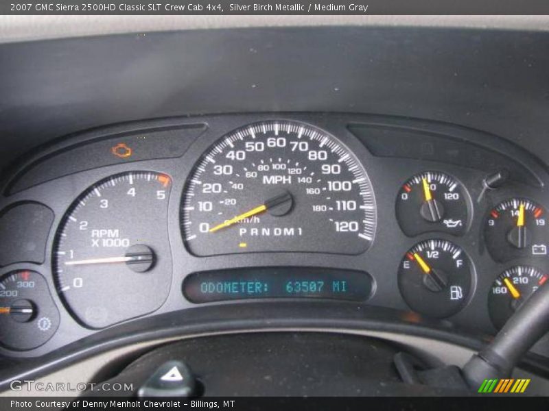 Silver Birch Metallic / Medium Gray 2007 GMC Sierra 2500HD Classic SLT Crew Cab 4x4