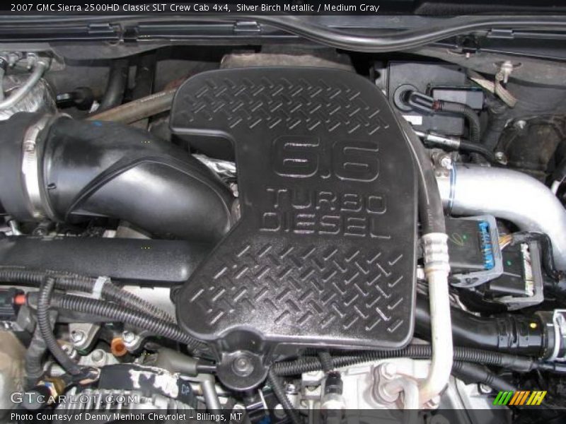 Silver Birch Metallic / Medium Gray 2007 GMC Sierra 2500HD Classic SLT Crew Cab 4x4