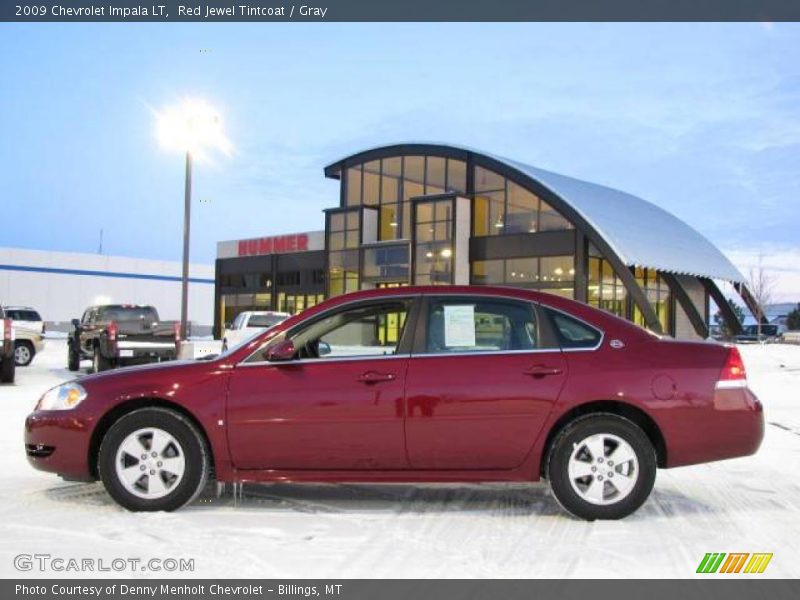 Red Jewel Tintcoat / Gray 2009 Chevrolet Impala LT