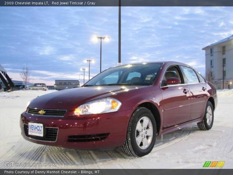 Red Jewel Tintcoat / Gray 2009 Chevrolet Impala LT