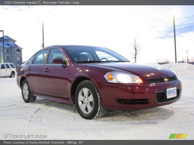 Red Jewel Tintcoat / Gray 2009 Chevrolet Impala LT