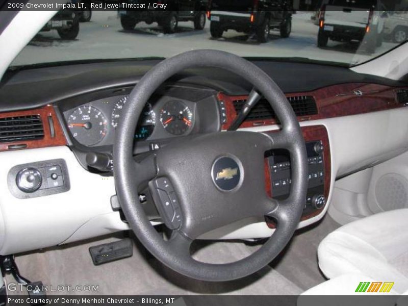 Red Jewel Tintcoat / Gray 2009 Chevrolet Impala LT