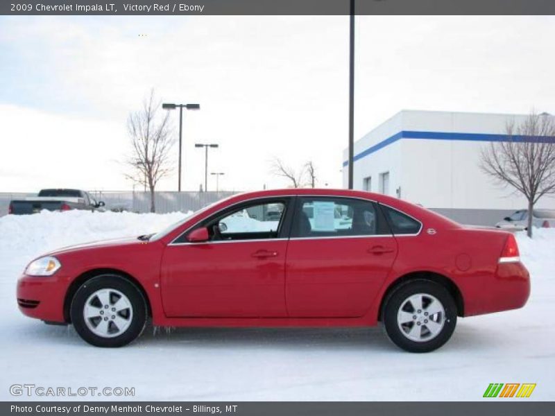 Victory Red / Ebony 2009 Chevrolet Impala LT