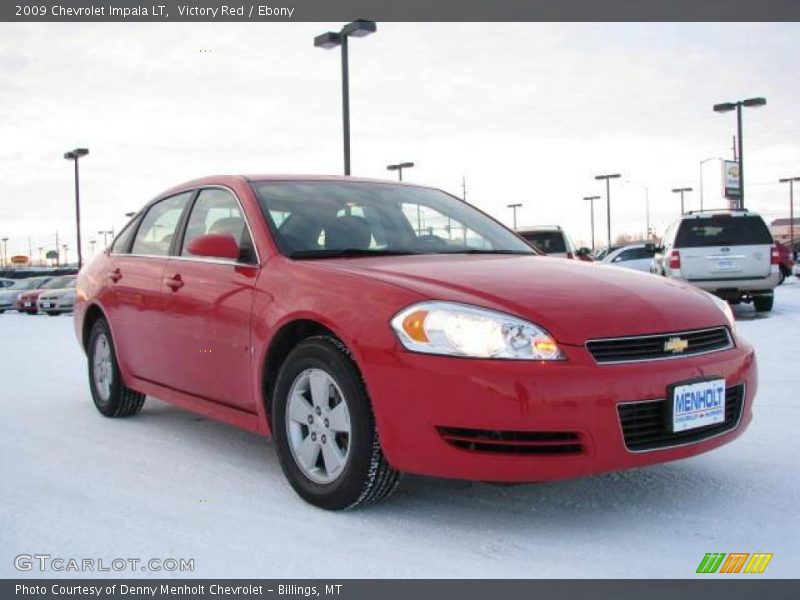 Victory Red / Ebony 2009 Chevrolet Impala LT