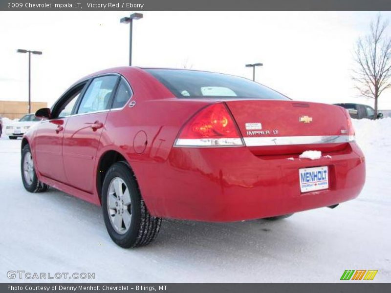 Victory Red / Ebony 2009 Chevrolet Impala LT