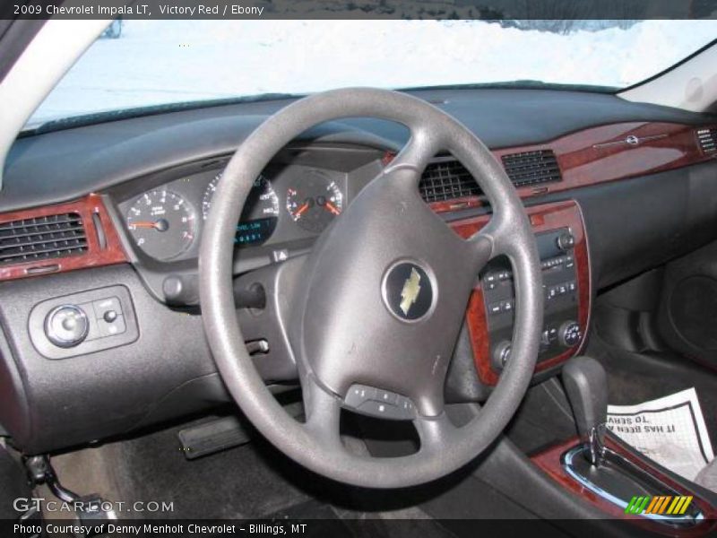 Victory Red / Ebony 2009 Chevrolet Impala LT