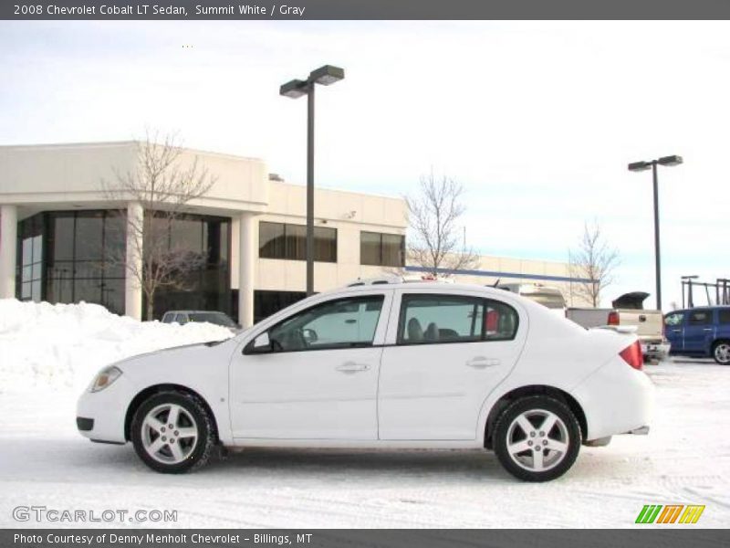 Summit White / Gray 2008 Chevrolet Cobalt LT Sedan