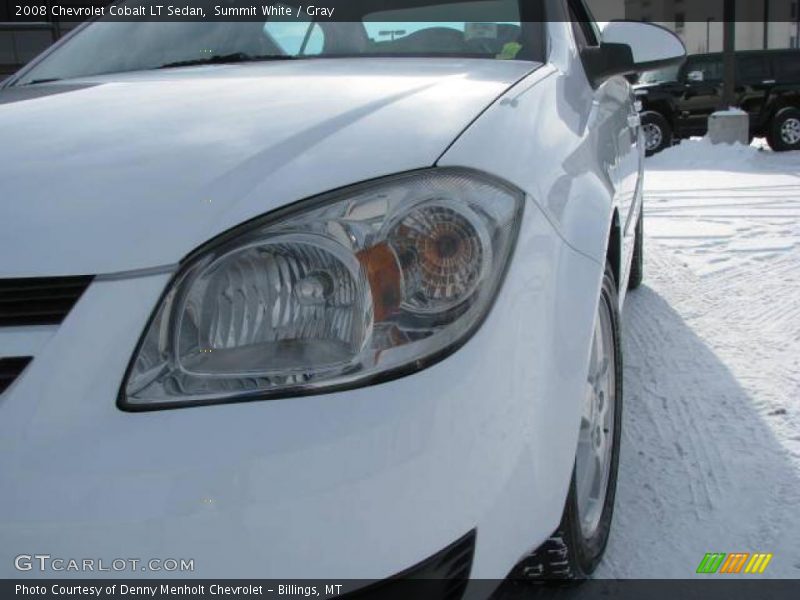 Summit White / Gray 2008 Chevrolet Cobalt LT Sedan