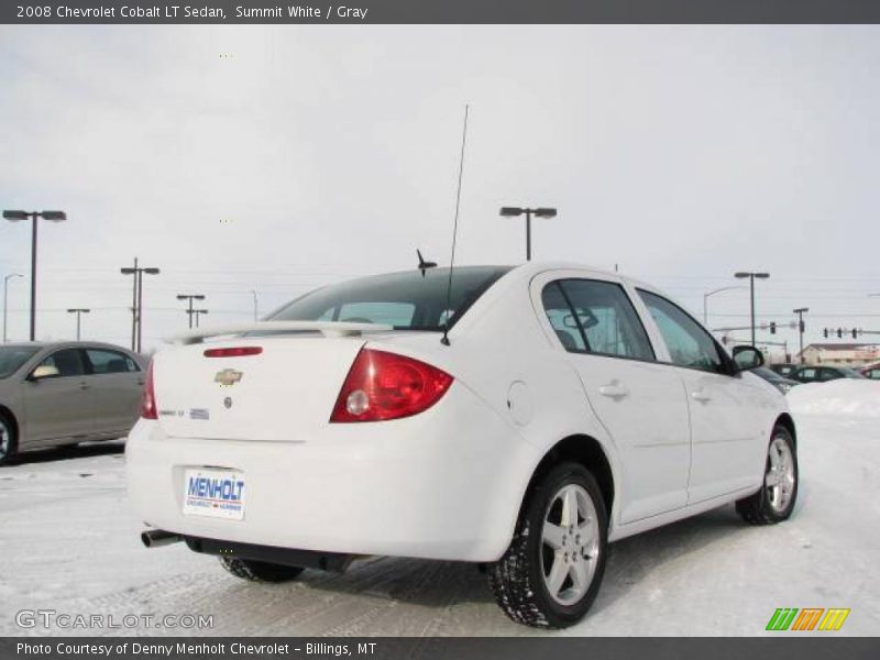 Summit White / Gray 2008 Chevrolet Cobalt LT Sedan