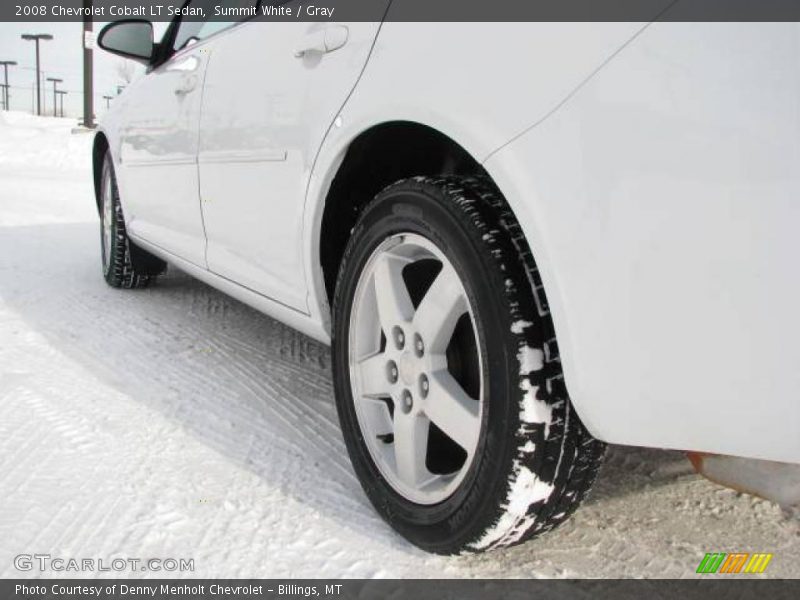 Summit White / Gray 2008 Chevrolet Cobalt LT Sedan