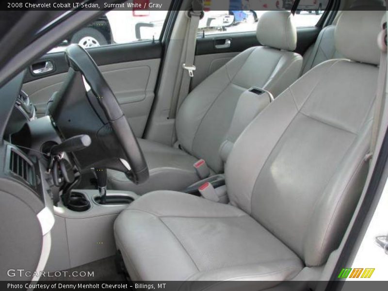 Summit White / Gray 2008 Chevrolet Cobalt LT Sedan