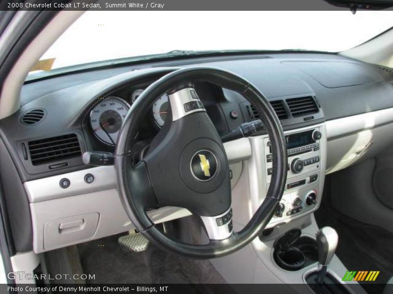 Summit White / Gray 2008 Chevrolet Cobalt LT Sedan