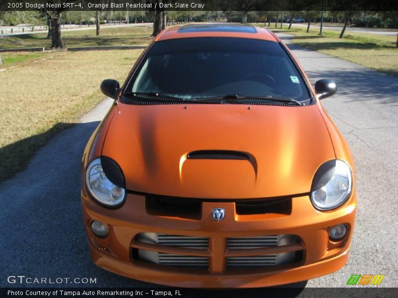 Orange Blast Pearlcoat / Dark Slate Gray 2005 Dodge Neon SRT-4