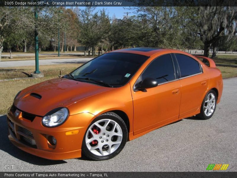 Orange Blast Pearlcoat / Dark Slate Gray 2005 Dodge Neon SRT-4