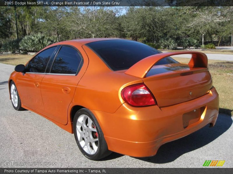 Orange Blast Pearlcoat / Dark Slate Gray 2005 Dodge Neon SRT-4