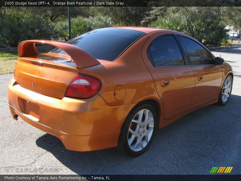 Orange Blast Pearlcoat / Dark Slate Gray 2005 Dodge Neon SRT-4