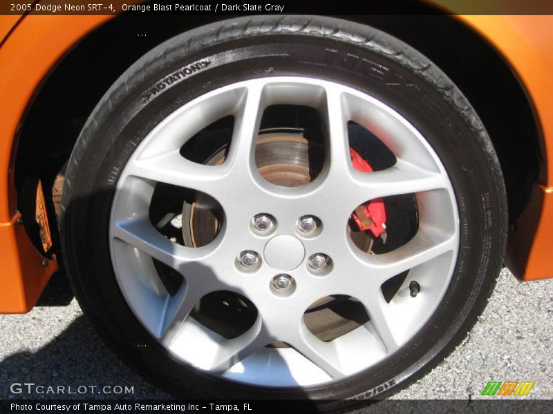 Orange Blast Pearlcoat / Dark Slate Gray 2005 Dodge Neon SRT-4