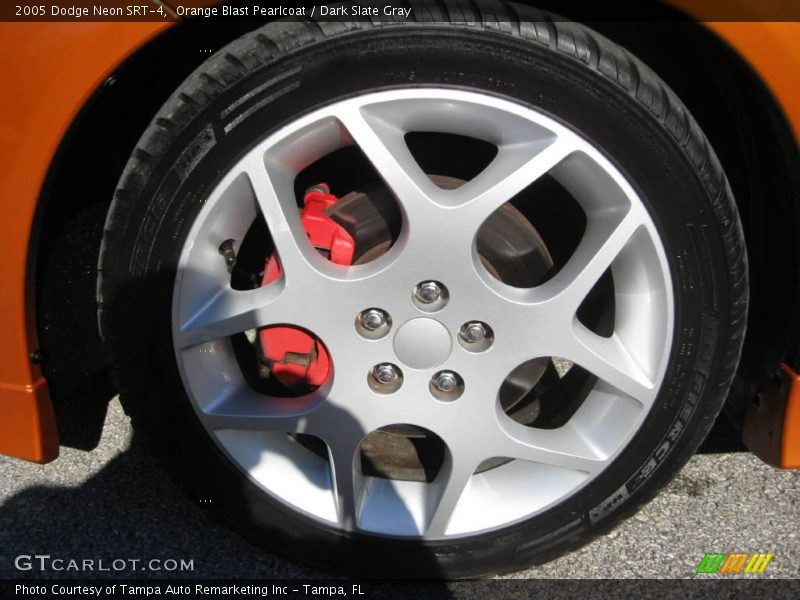 Orange Blast Pearlcoat / Dark Slate Gray 2005 Dodge Neon SRT-4