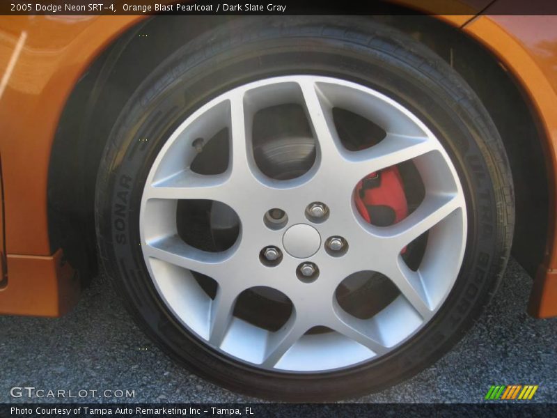 Orange Blast Pearlcoat / Dark Slate Gray 2005 Dodge Neon SRT-4