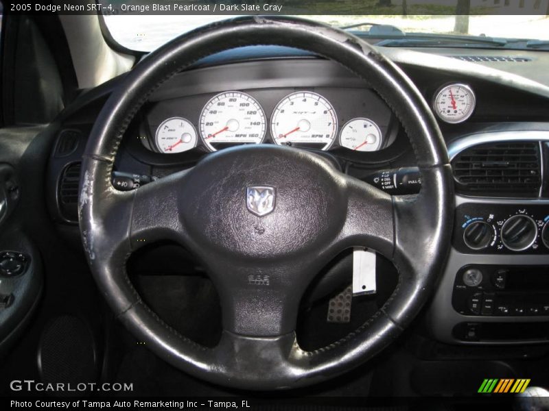 Orange Blast Pearlcoat / Dark Slate Gray 2005 Dodge Neon SRT-4