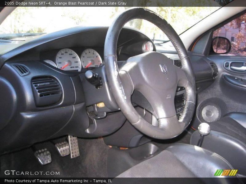 Orange Blast Pearlcoat / Dark Slate Gray 2005 Dodge Neon SRT-4