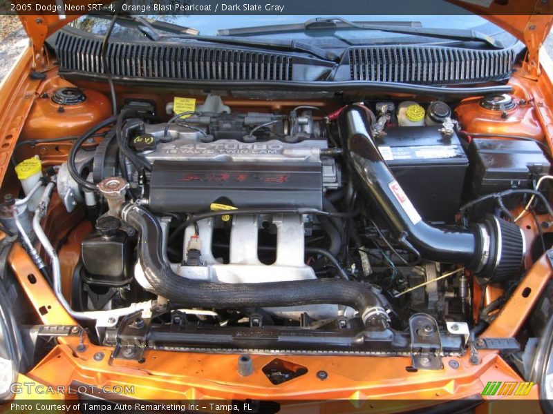 Orange Blast Pearlcoat / Dark Slate Gray 2005 Dodge Neon SRT-4