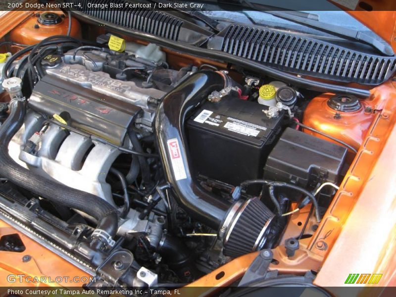 Orange Blast Pearlcoat / Dark Slate Gray 2005 Dodge Neon SRT-4