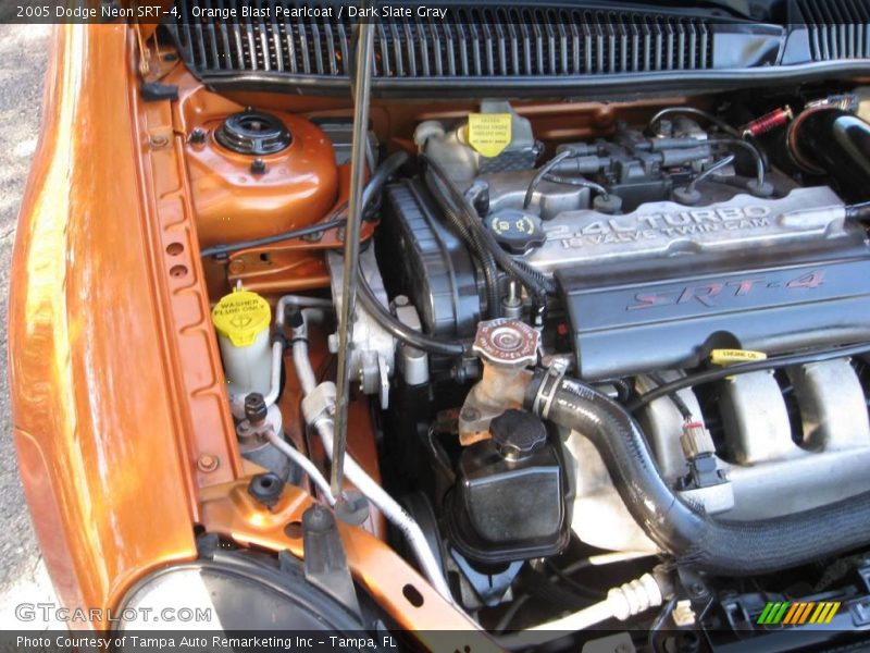 Orange Blast Pearlcoat / Dark Slate Gray 2005 Dodge Neon SRT-4
