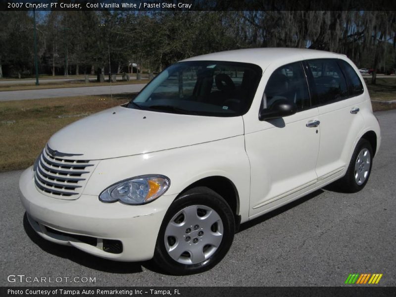 Cool Vanilla White / Pastel Slate Gray 2007 Chrysler PT Cruiser