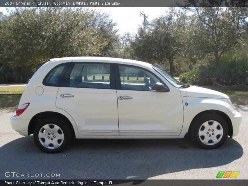 Cool Vanilla White / Pastel Slate Gray 2007 Chrysler PT Cruiser