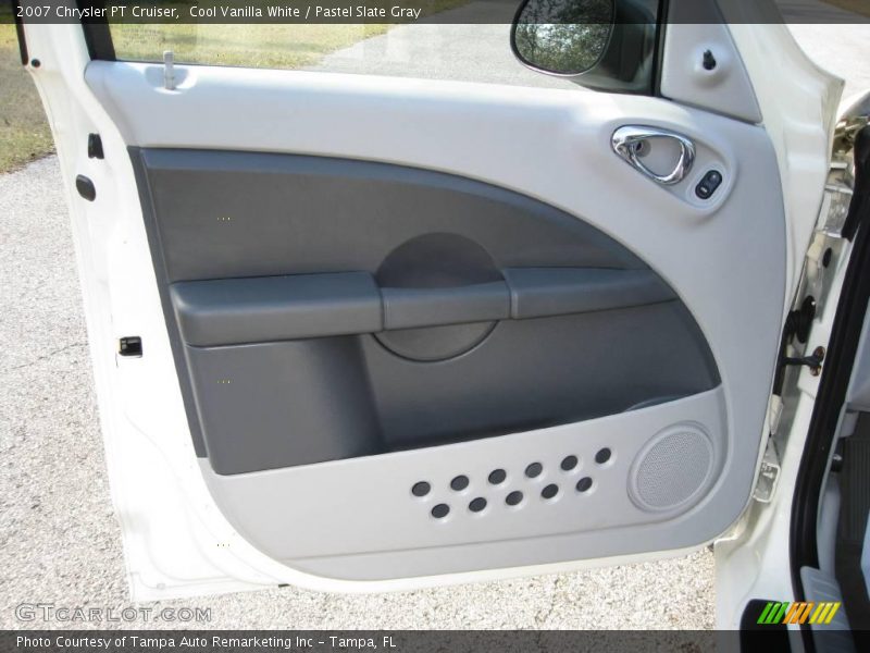 Cool Vanilla White / Pastel Slate Gray 2007 Chrysler PT Cruiser