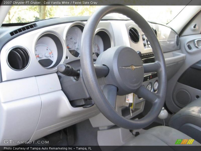 Cool Vanilla White / Pastel Slate Gray 2007 Chrysler PT Cruiser