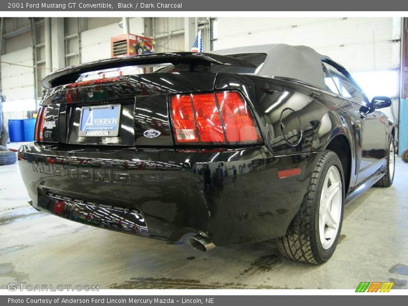 Black / Dark Charcoal 2001 Ford Mustang GT Convertible