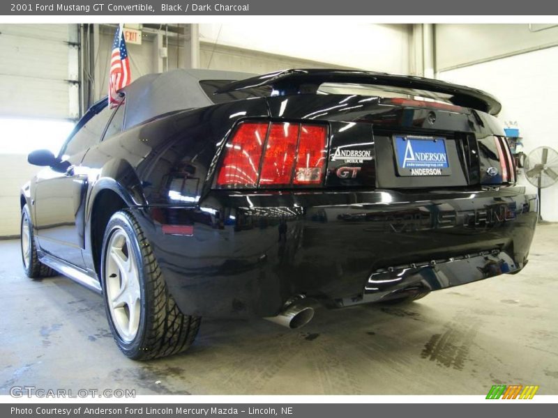 Black / Dark Charcoal 2001 Ford Mustang GT Convertible