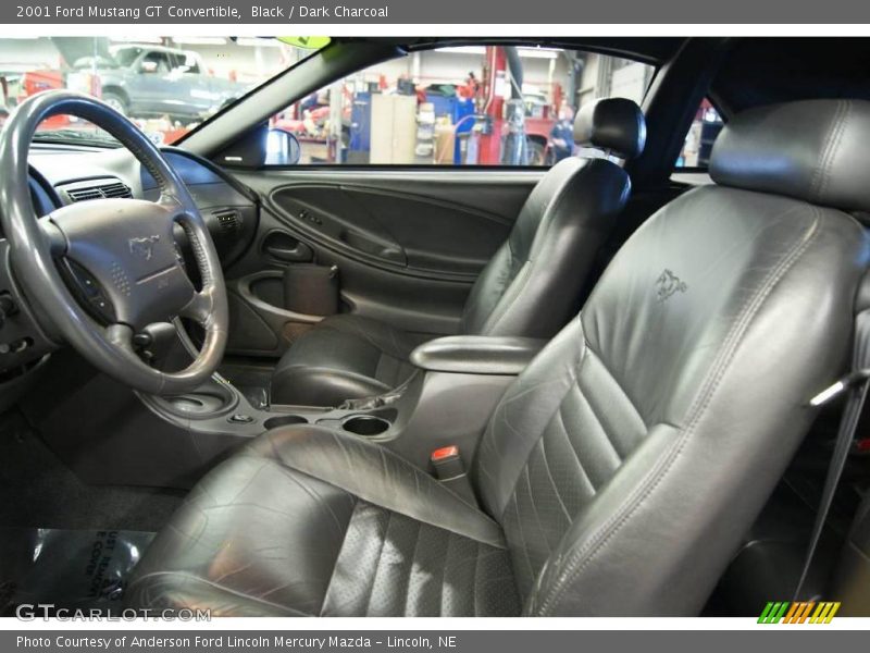 Black / Dark Charcoal 2001 Ford Mustang GT Convertible