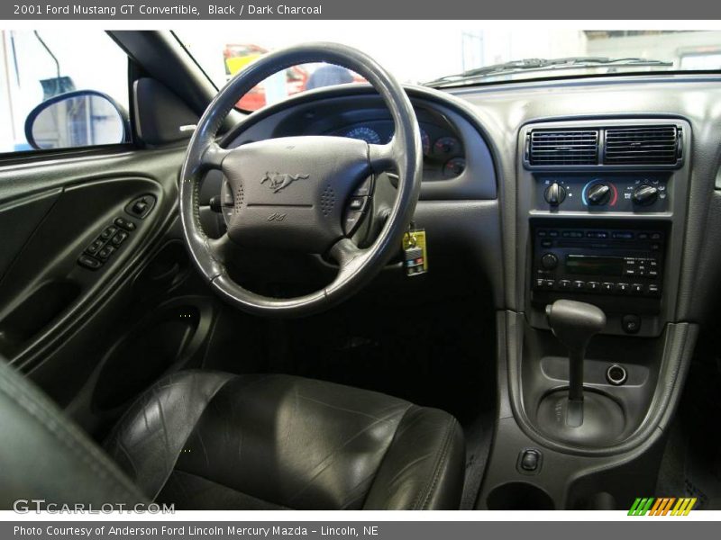 Black / Dark Charcoal 2001 Ford Mustang GT Convertible