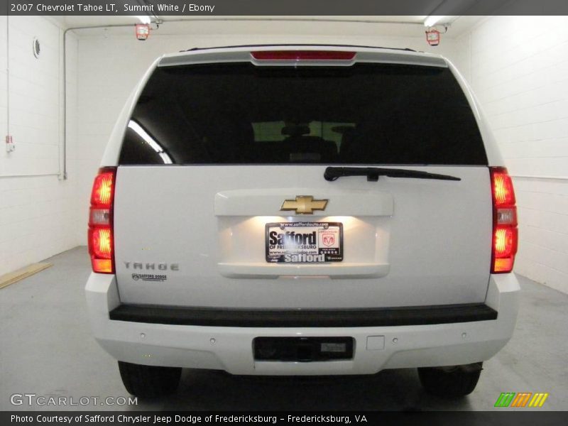 Summit White / Ebony 2007 Chevrolet Tahoe LT