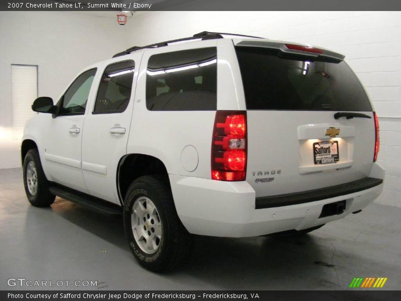 Summit White / Ebony 2007 Chevrolet Tahoe LT