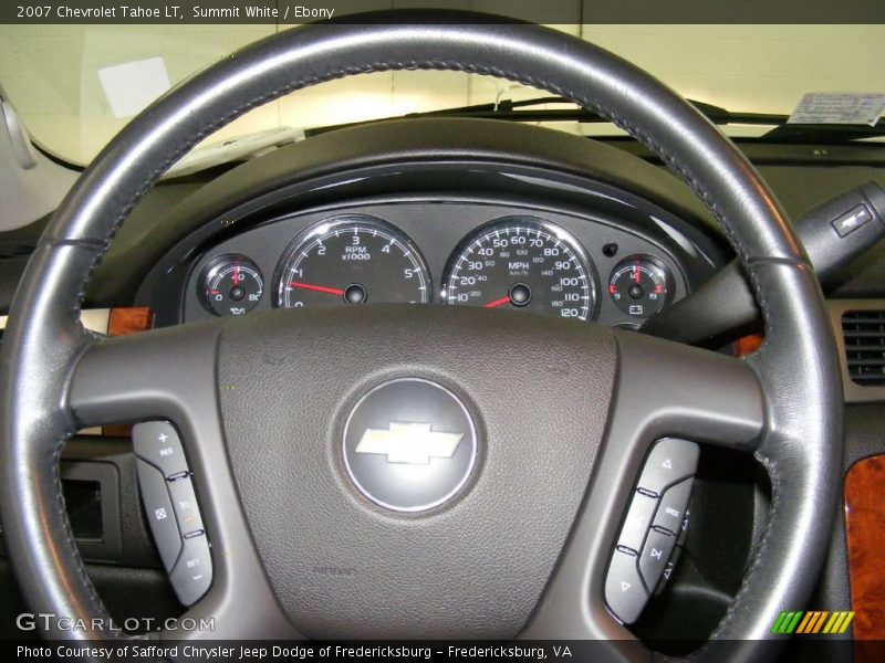 Summit White / Ebony 2007 Chevrolet Tahoe LT