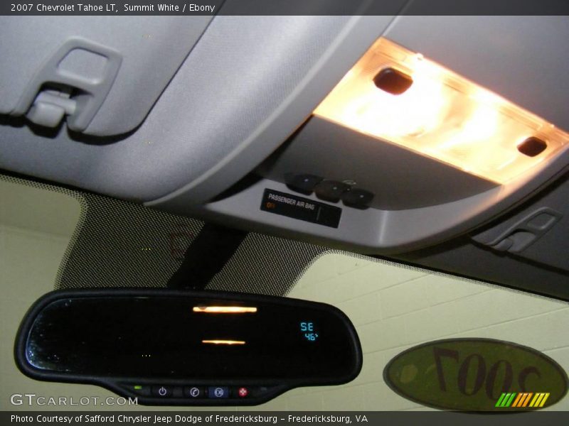 Summit White / Ebony 2007 Chevrolet Tahoe LT