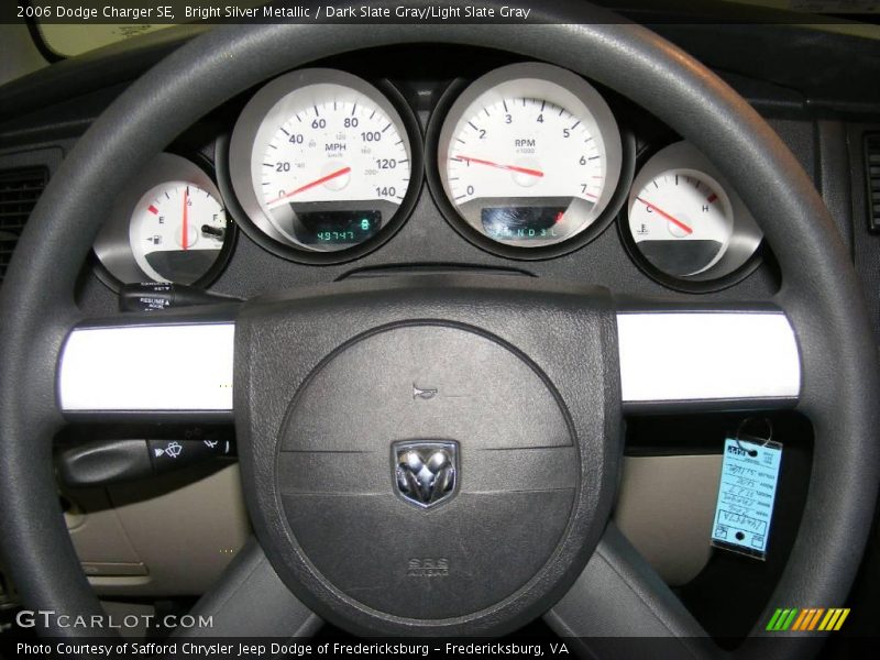 Bright Silver Metallic / Dark Slate Gray/Light Slate Gray 2006 Dodge Charger SE